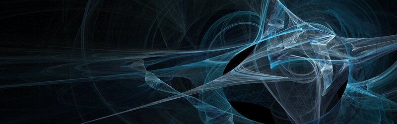 Abstract blue fractal patterns