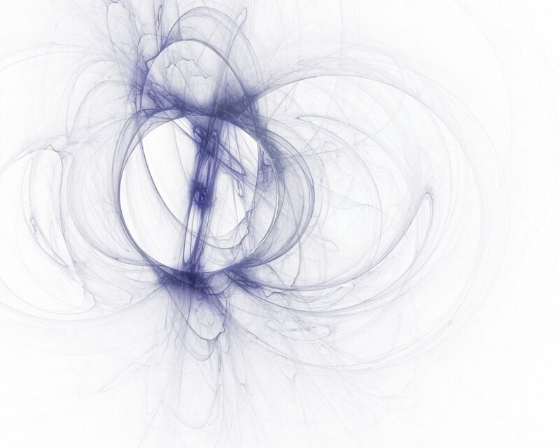 abstract blue fractal swirl