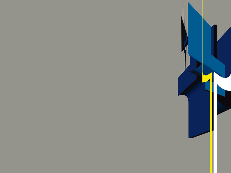 abstract blue geometric design