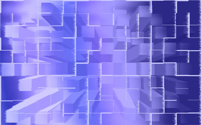abstract blue geometric pattern