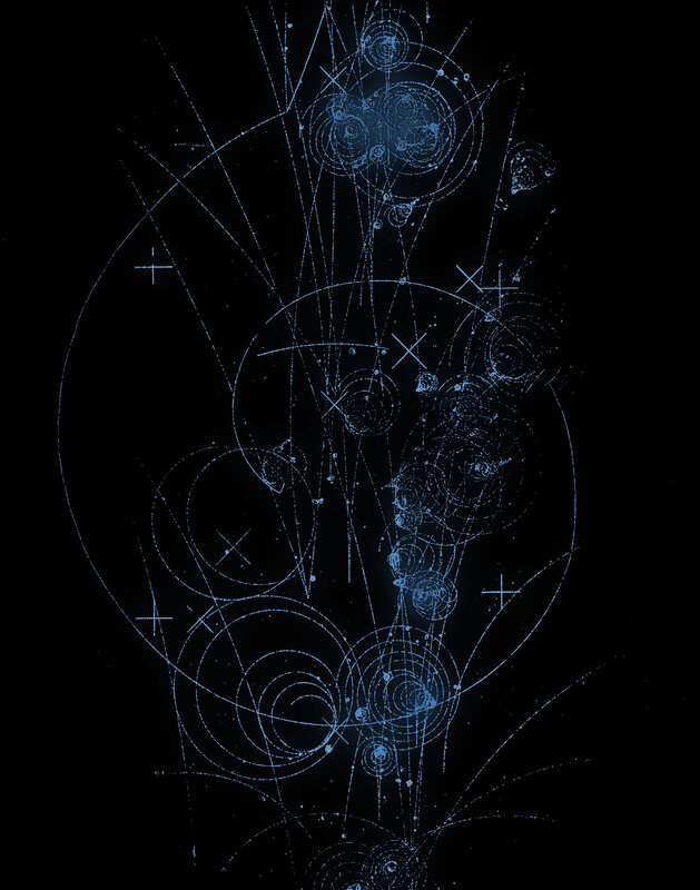 abstract blue geometric patterns