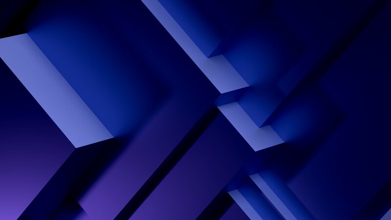 Abstract Blue Geometric Shapes — Calm, Geometric Shapes