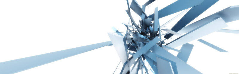 abstract blue geometric structure