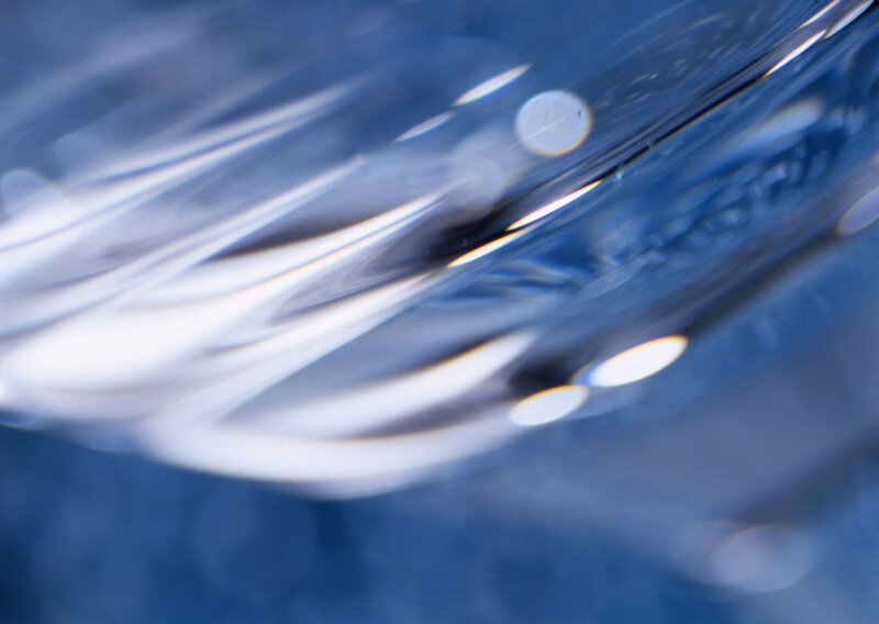 Abstract blue glass texture