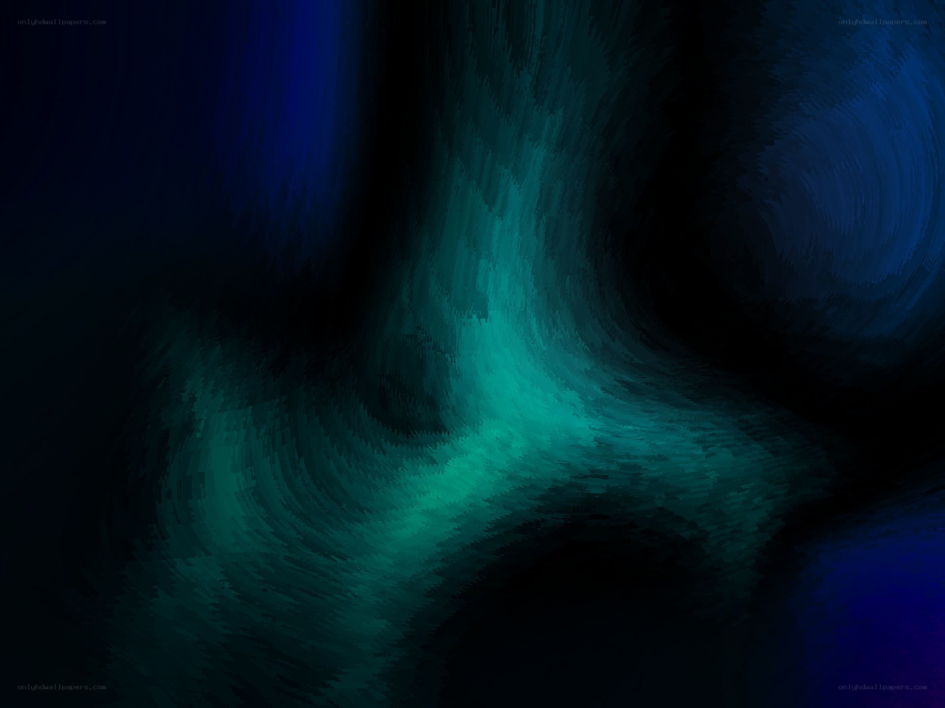 abstract blue-green swirl