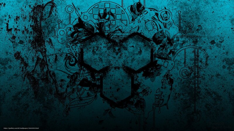 abstract blue grunge design