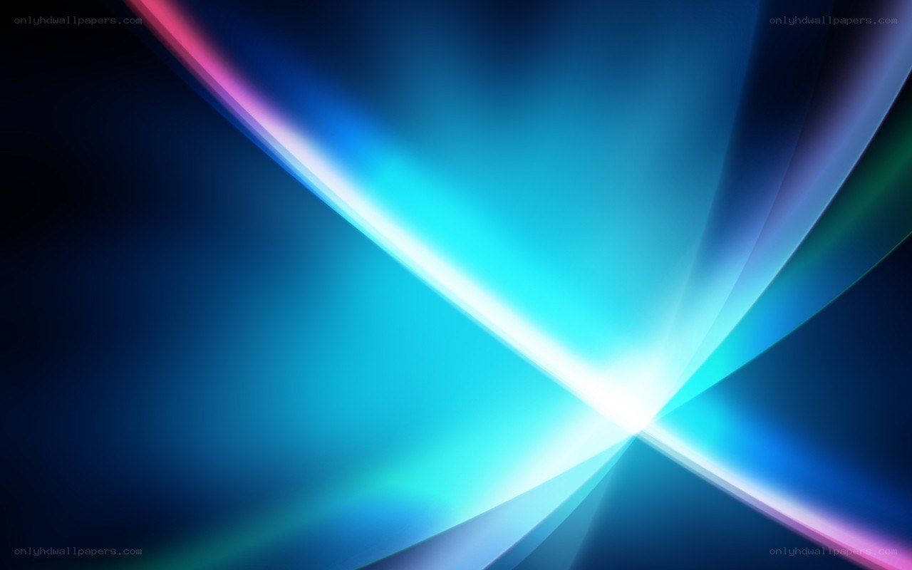 Abstract blue light beams