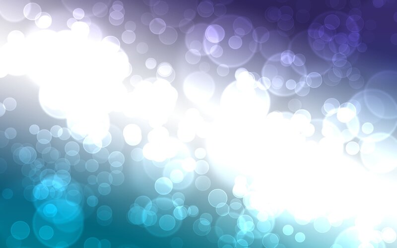 abstract blue light bokeh