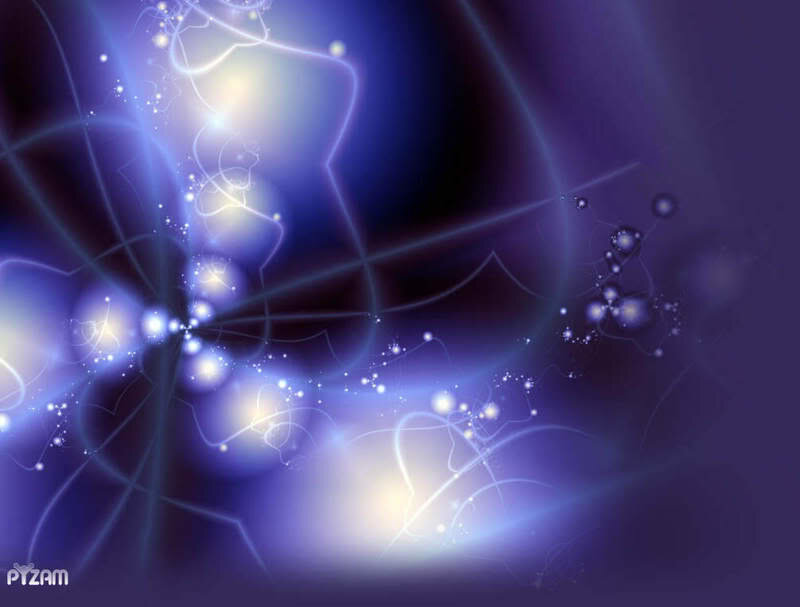 abstract blue light design