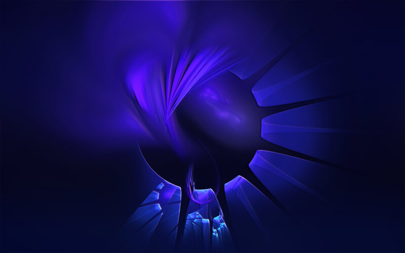 Abstract blue light design