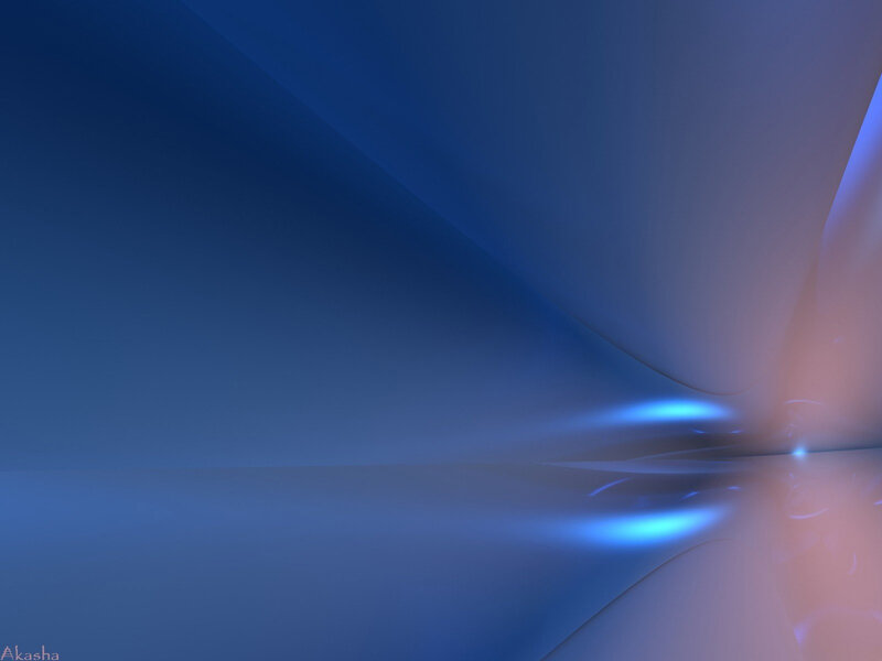 Abstract Blue Light Design — Serene, Digital Art, Curves