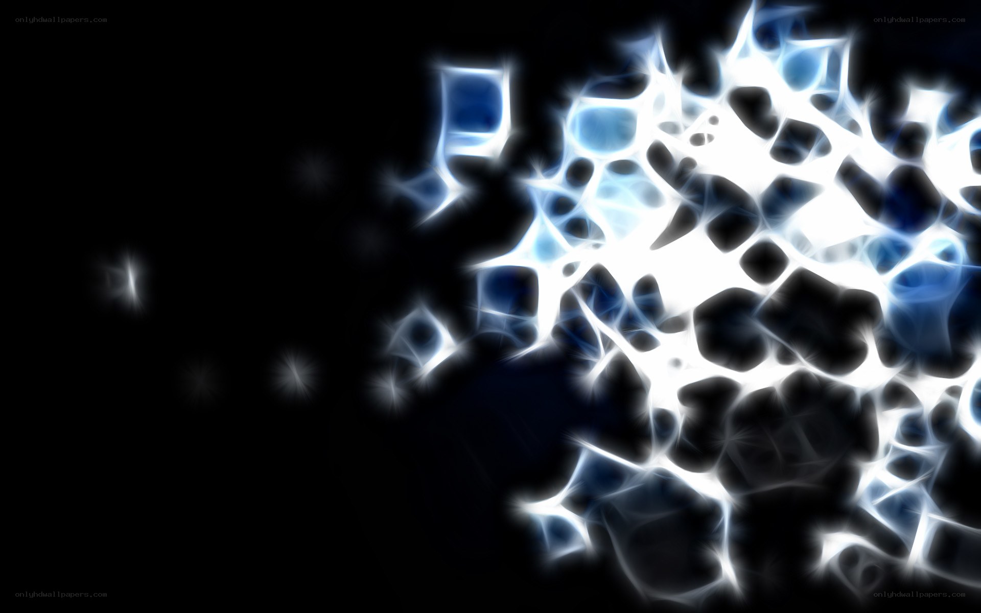 abstract blue light pattern