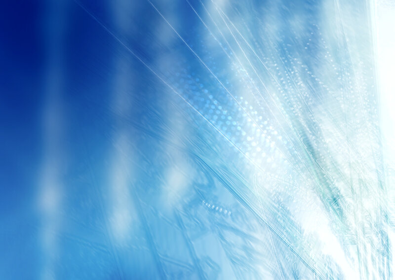 Abstract Blue Light Pattern — Serene, Digital Art