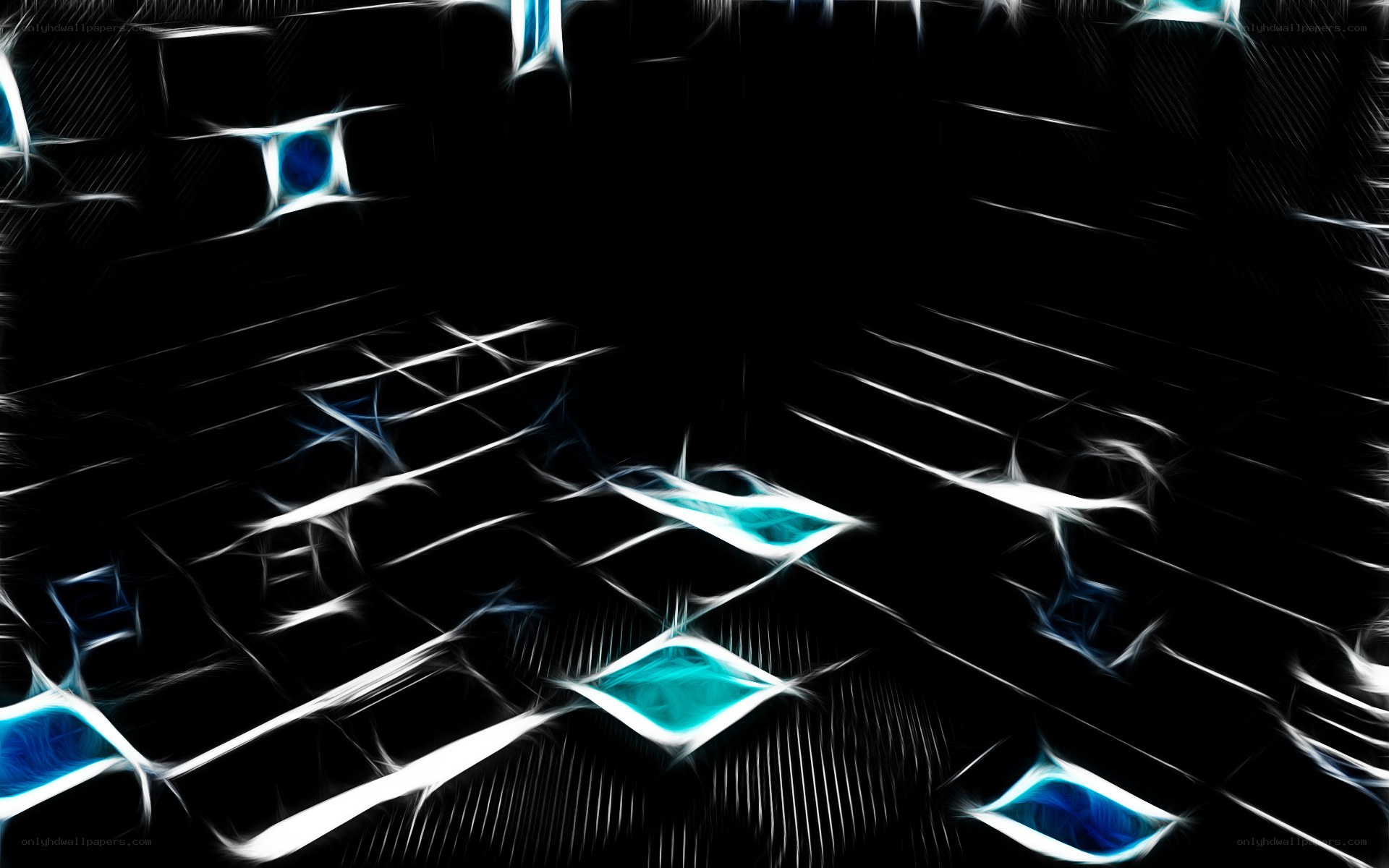 abstract blue light pattern