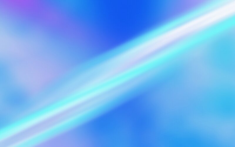 Abstract blue light streak