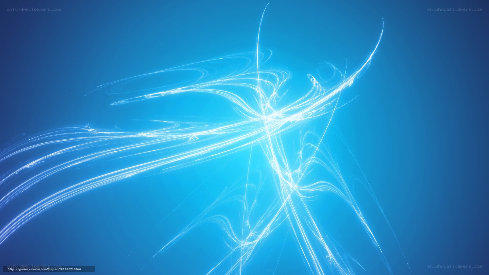 Abstract blue light streaks