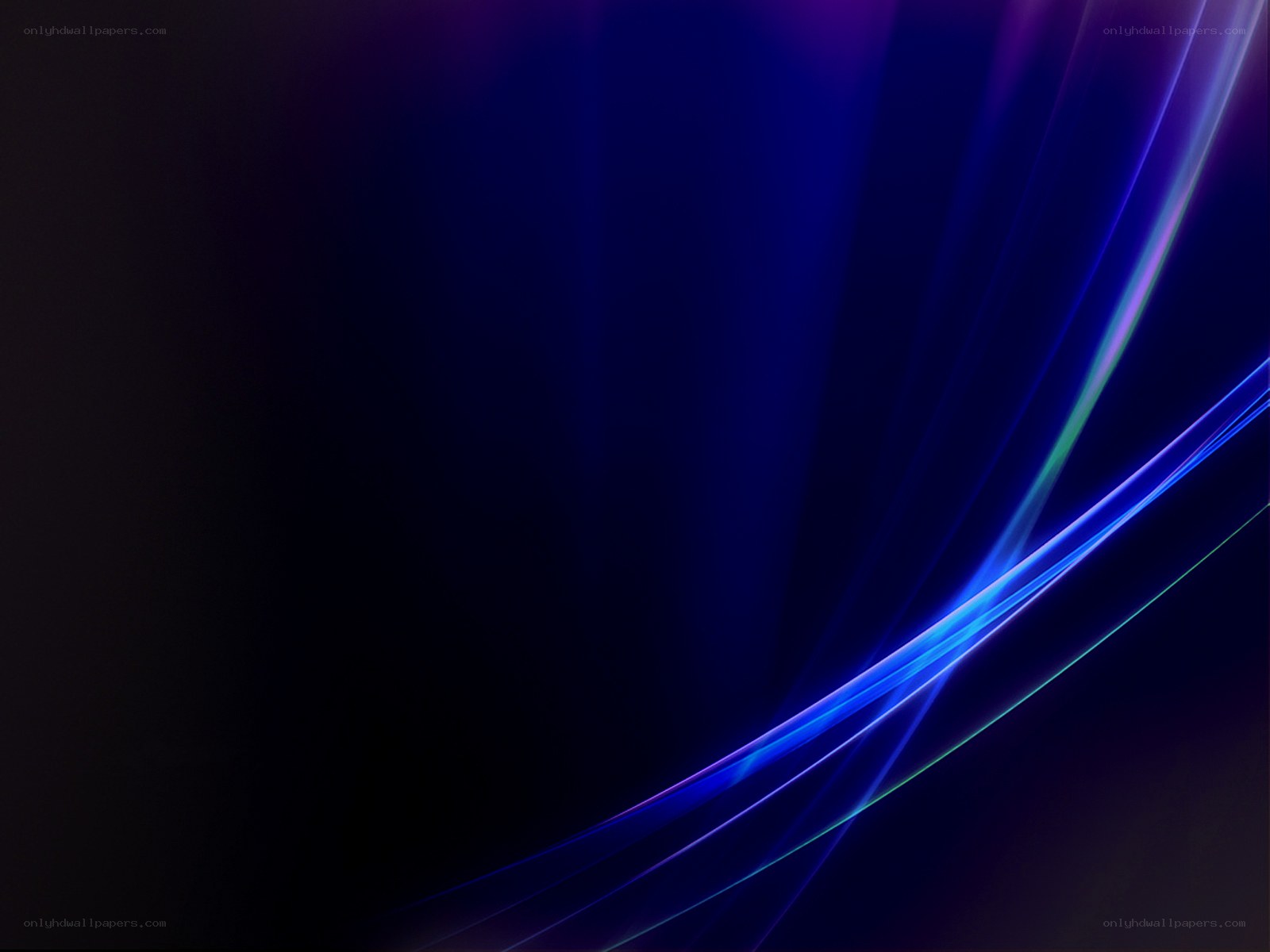 Abstract blue light streaks