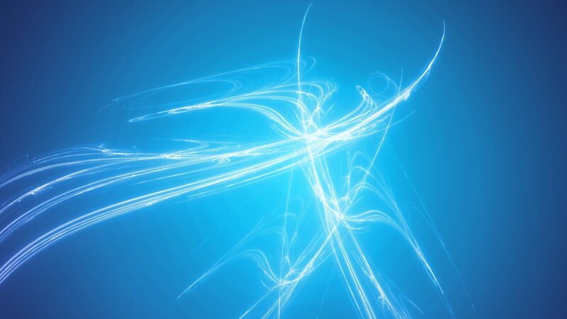 Abstract blue light streaks