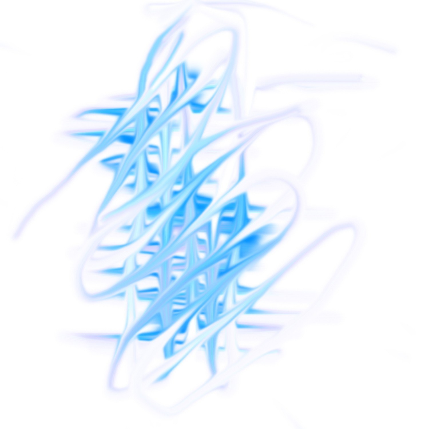 Abstract blue light swirl
