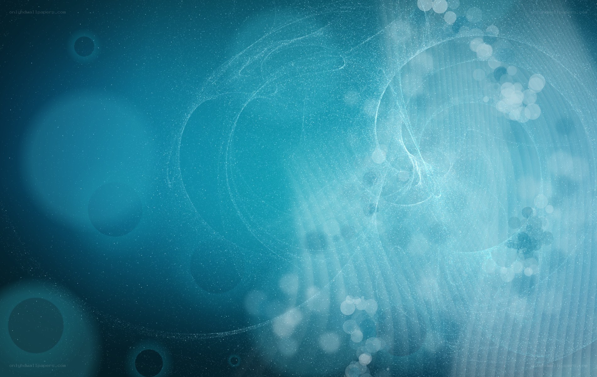 abstract blue light swirl