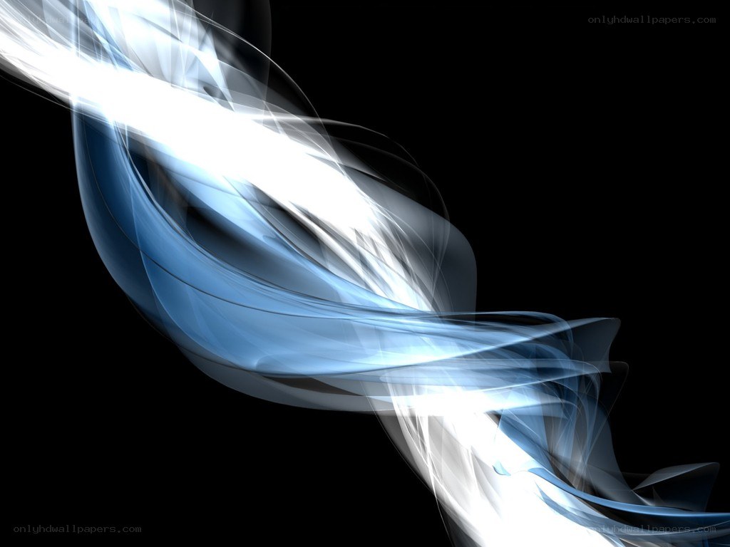 abstract blue light swirl