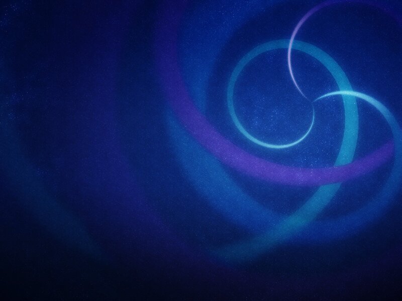 Abstract blue light swirl