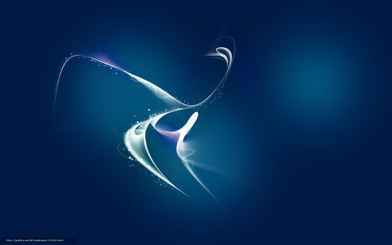 Abstract blue light swirl