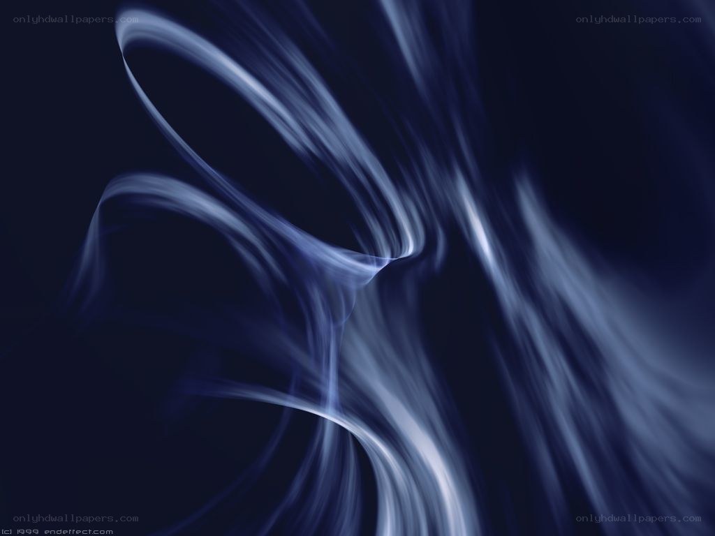 Abstract blue light swirls