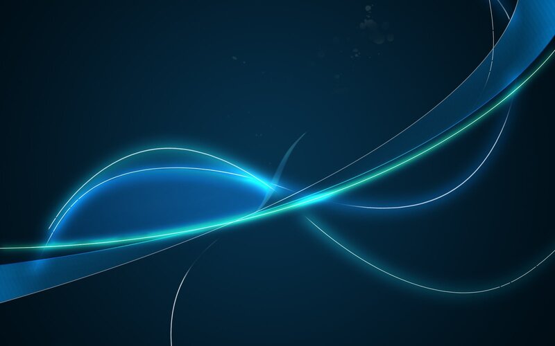 Abstract blue light waves