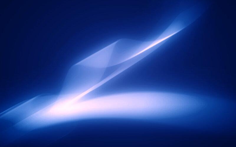 Abstract blue light waves