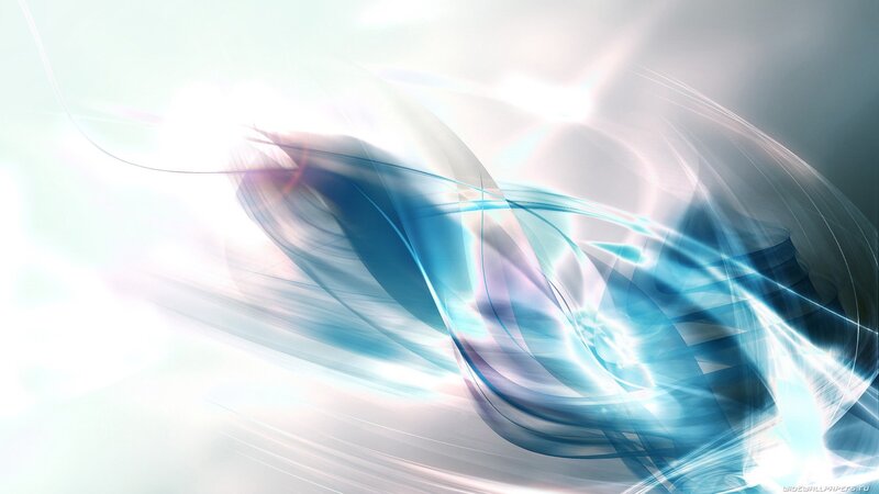 Abstract blue light waves