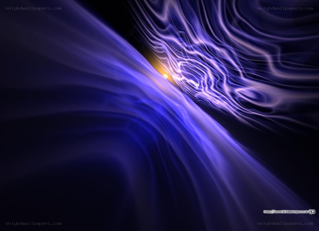 Abstract blue light waves