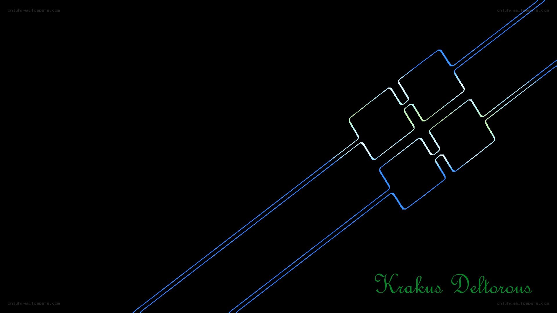 abstract blue line design