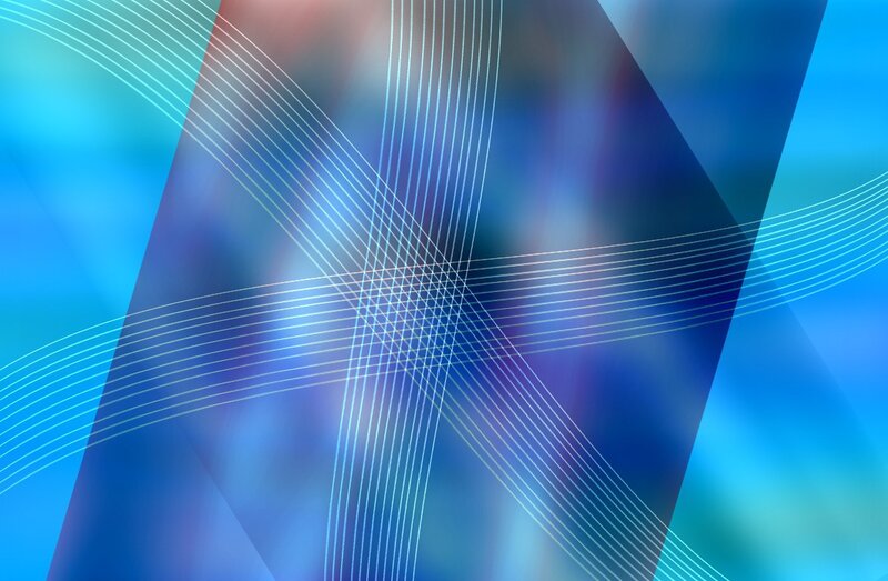 Abstract Blue Lines — Calm
