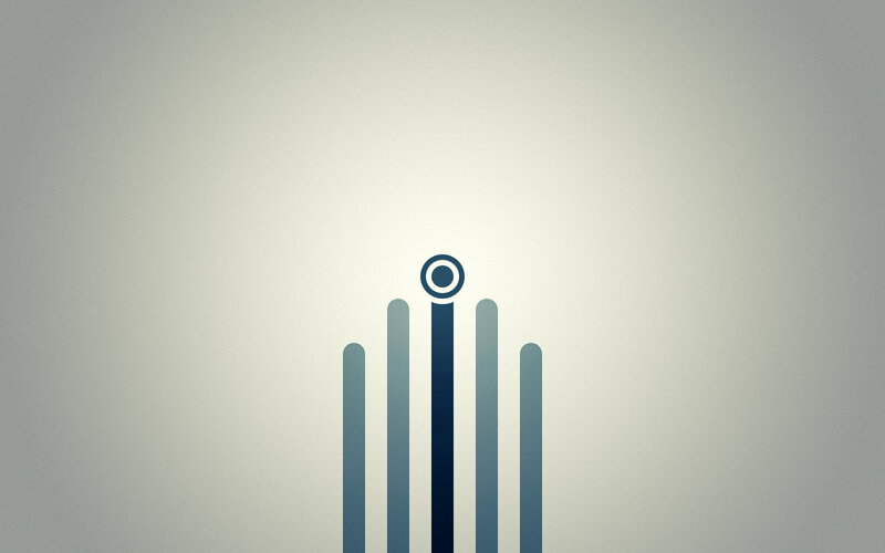 abstract blue lines design