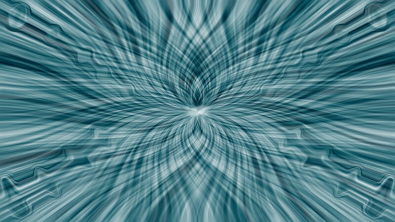 Abstract Blue Lines — Dynamic, White