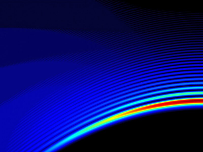 Abstract Blue Lines