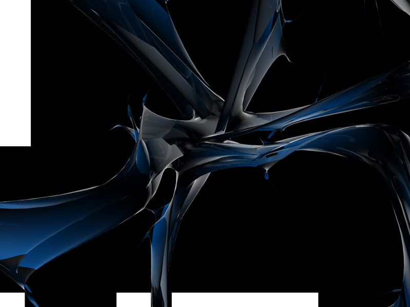 abstract blue liquid design