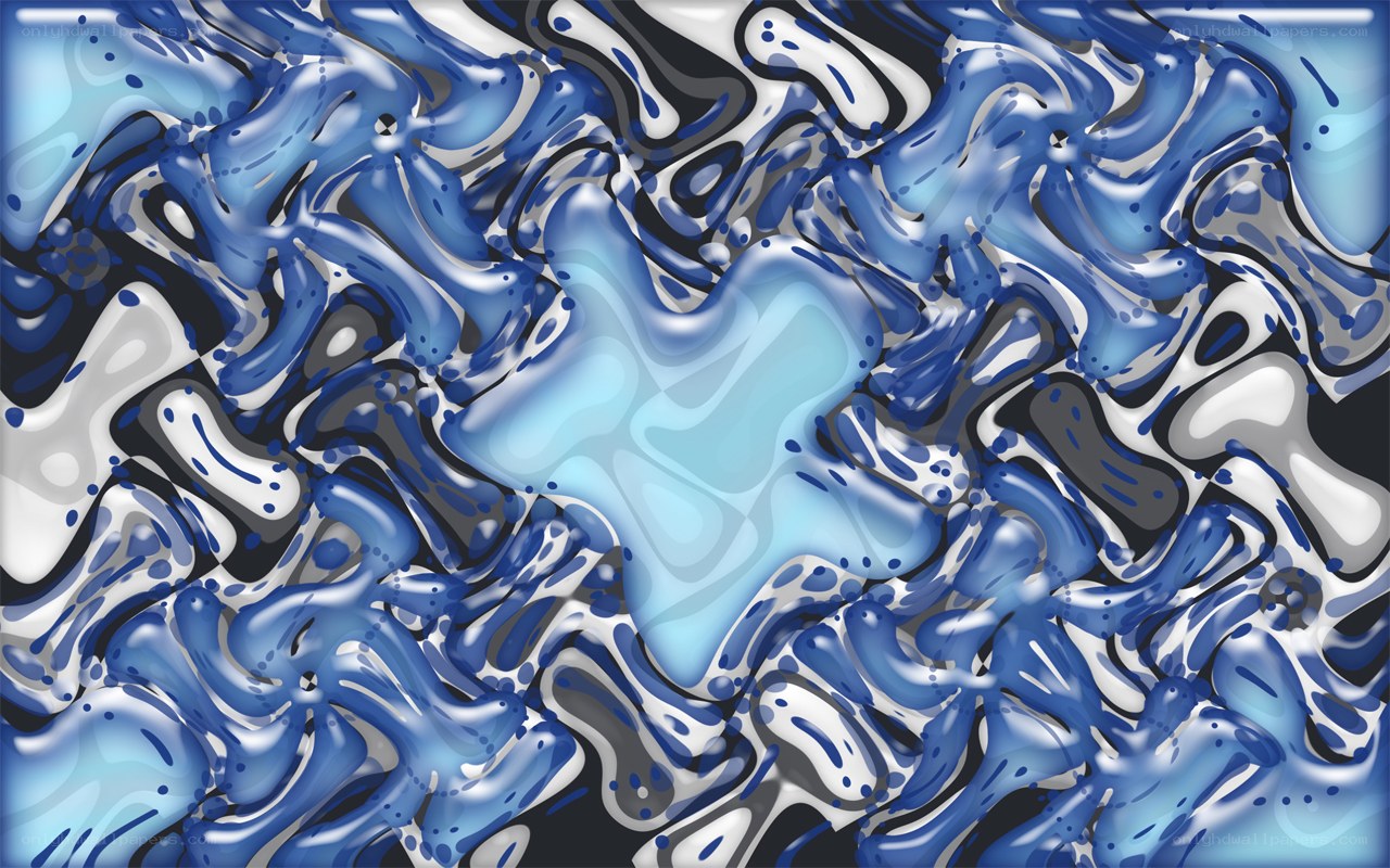 abstract blue liquid swirl