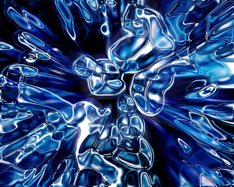 Abstract blue liquid texture