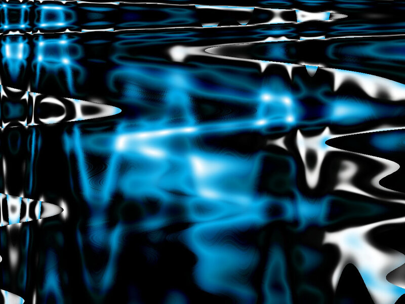 abstract blue liquid waves