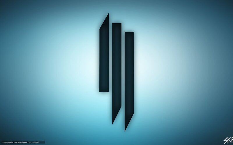 abstract blue logo design