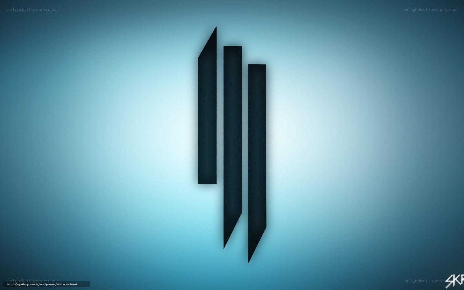 abstract blue logo design