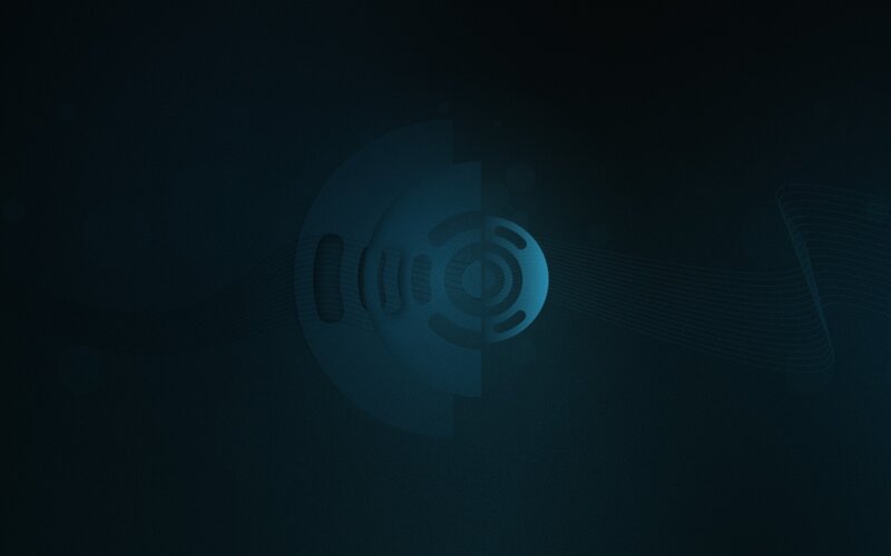 Abstract Blue Logo — Minimalist