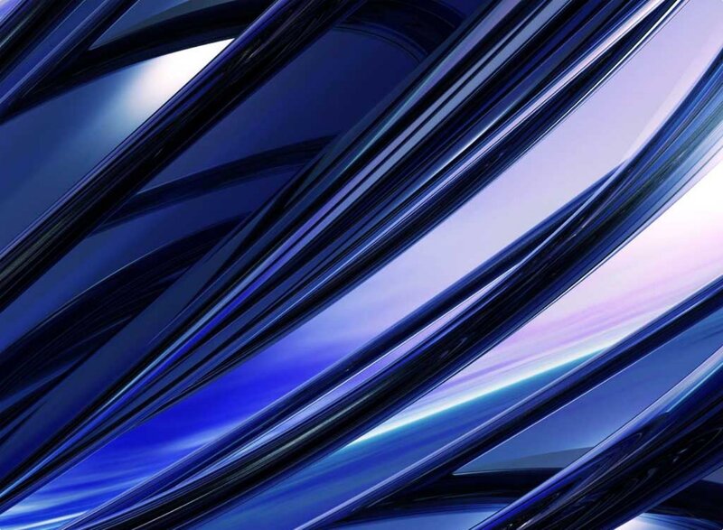Abstract blue motion lines