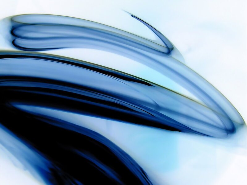 Abstract blue motion swirl