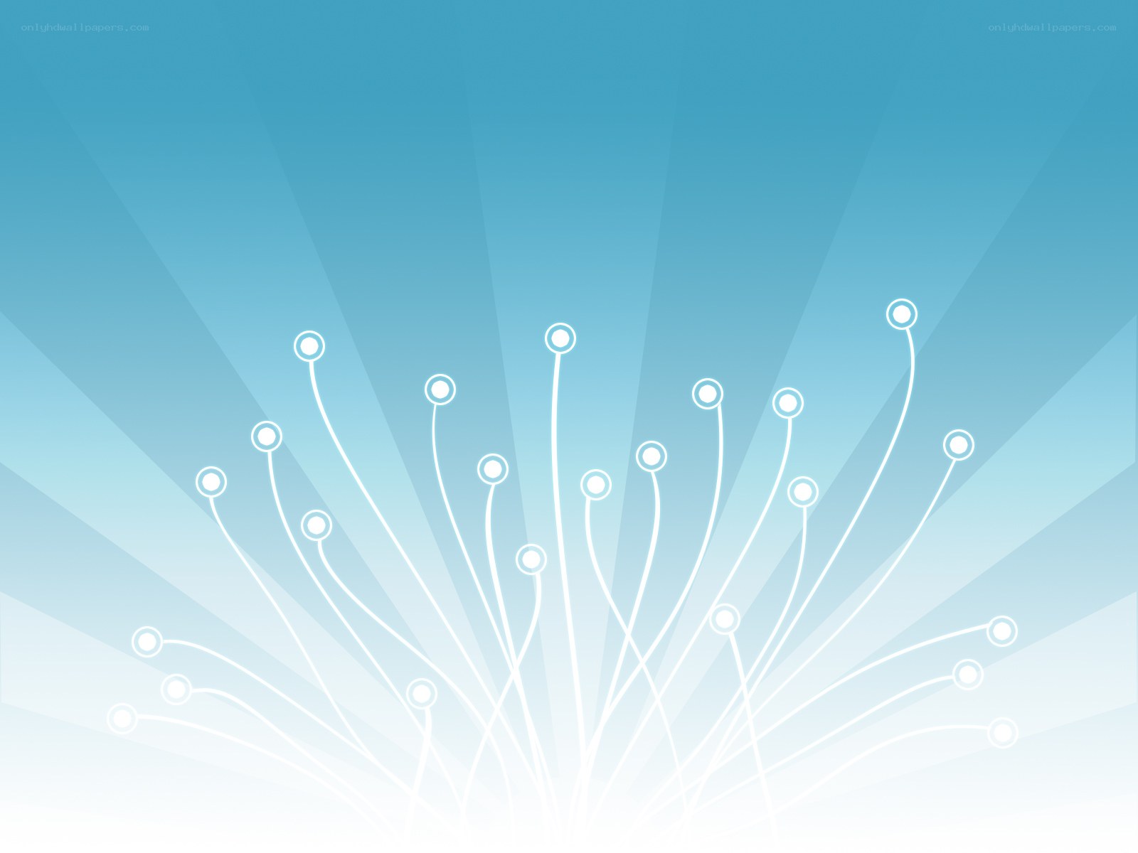 abstract blue network design