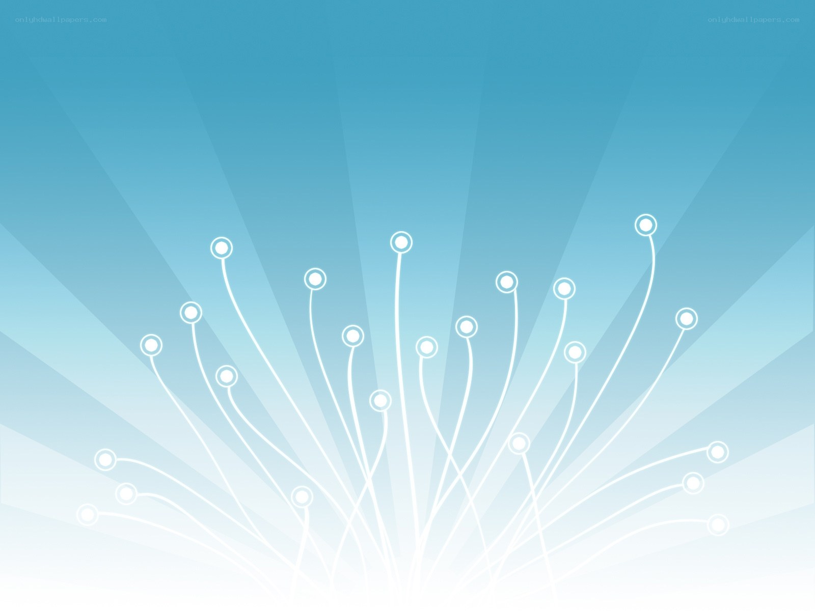 abstract blue network design