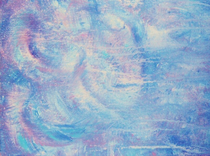 Abstract Blue Painting