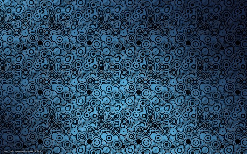 Abstract Blue Pattern — Calm, Circles, Dots